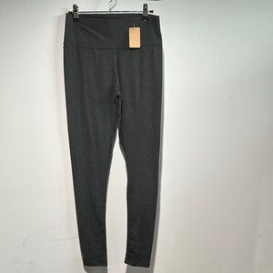 Dark charcoal gray High-Waisted Leggings